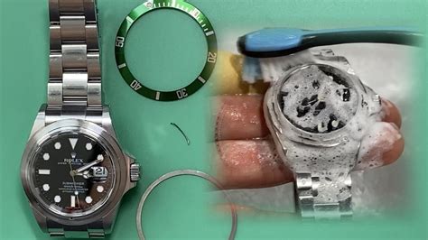 how to clean rolex submariner bezel|rolex submariner bezel instructions.